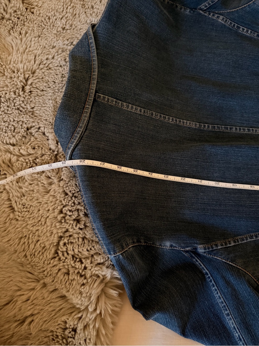 Lafayette 148 New York Denim Blazer - Picture 6 of 7